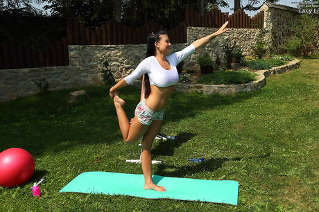 Als Cash invites you to browse their free photos with Lucy Li in scene enjoying a passionate lesbian foreplay